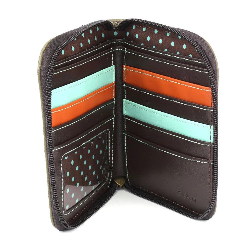Zip Around Fox Wallet - Random Hippie