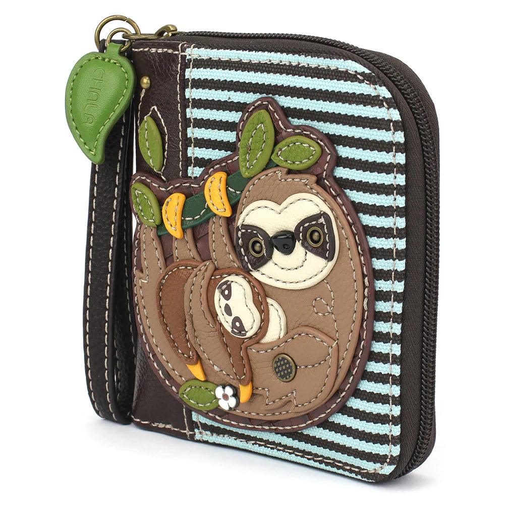 Zip Around Sloth Wallet - Random Hippie