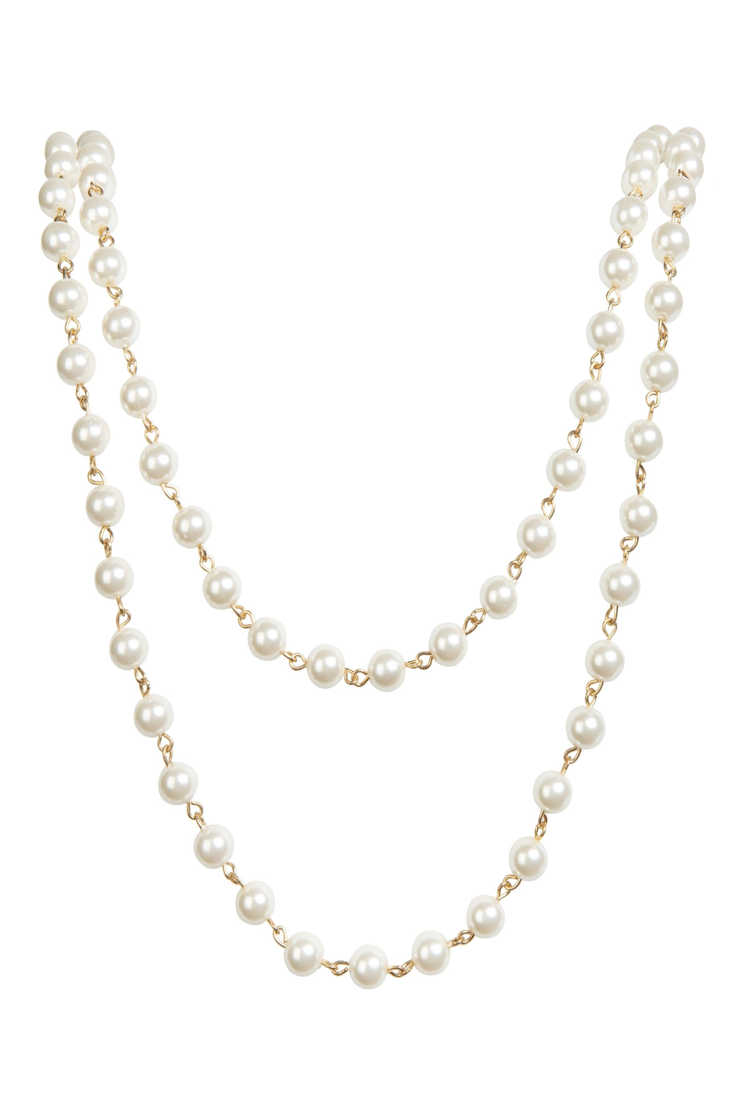60" 8mm Pearl Strand - Random Hippie