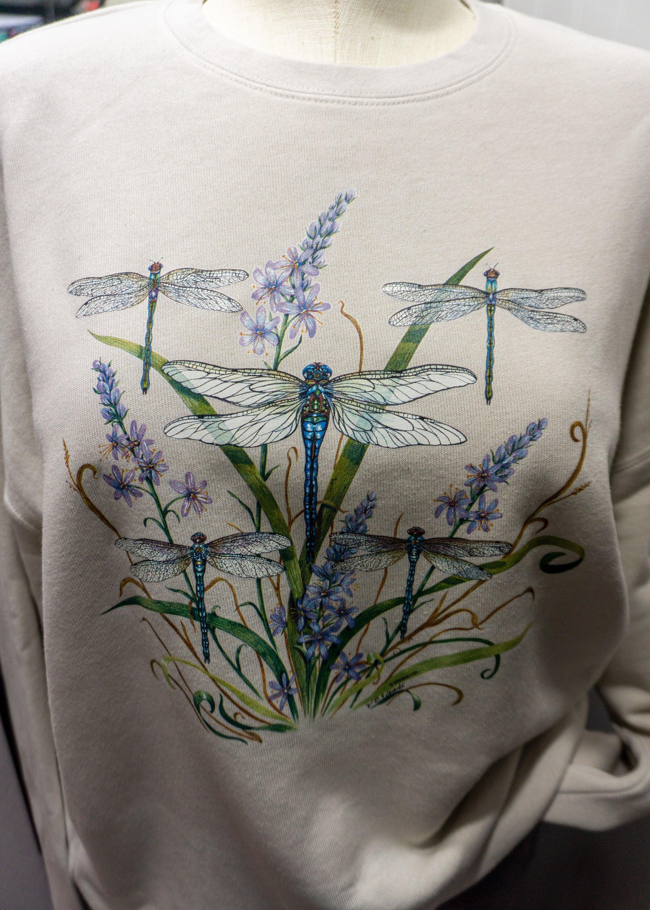 Fleece Dragonfly Sweatshirt - Random Hippie