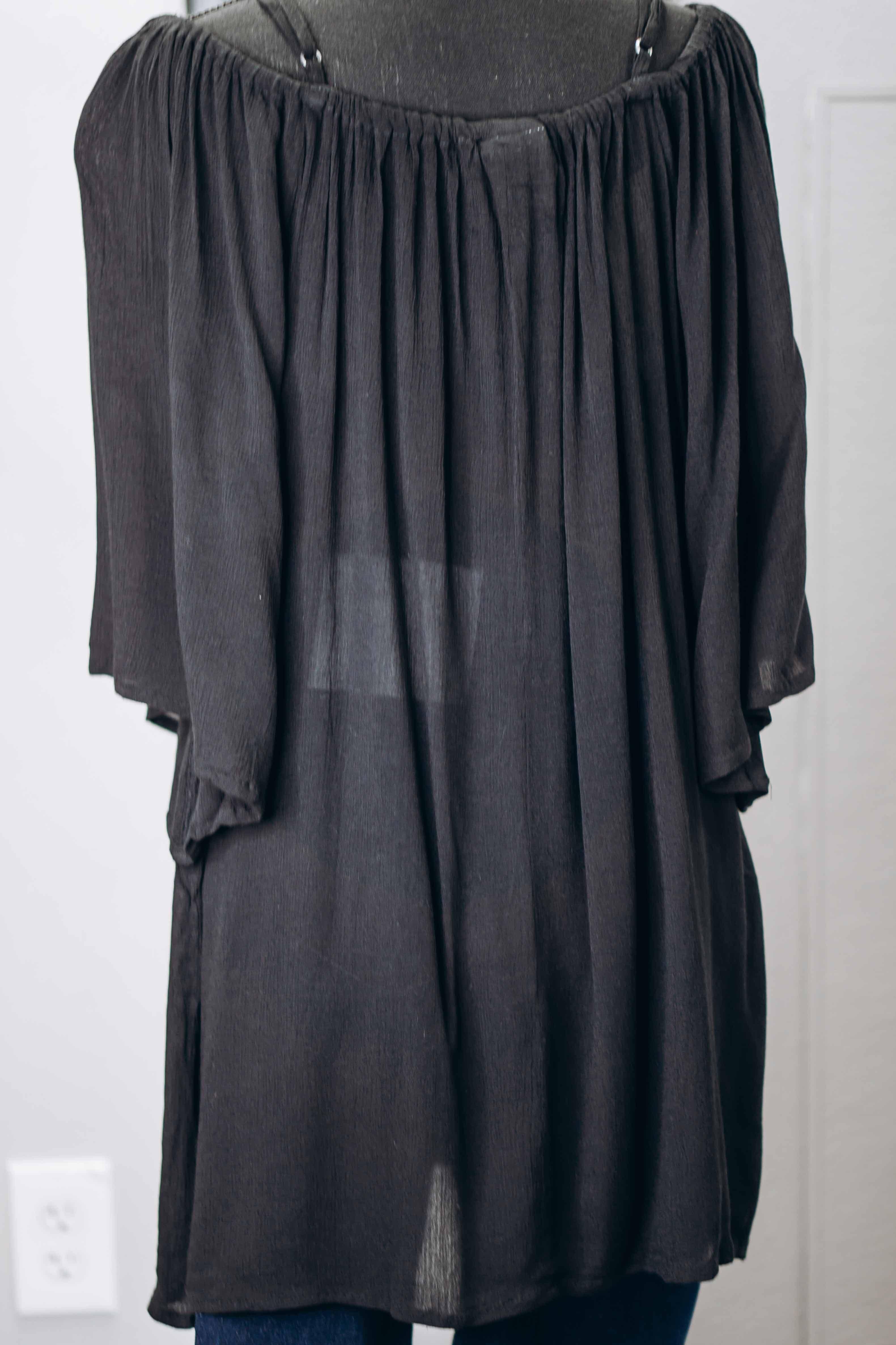 Free Spirit Crepe and Lace Off Shoulder Blouse - Random Hippie