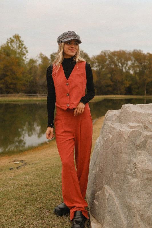 High Waist Linen Pants - Random Hippie