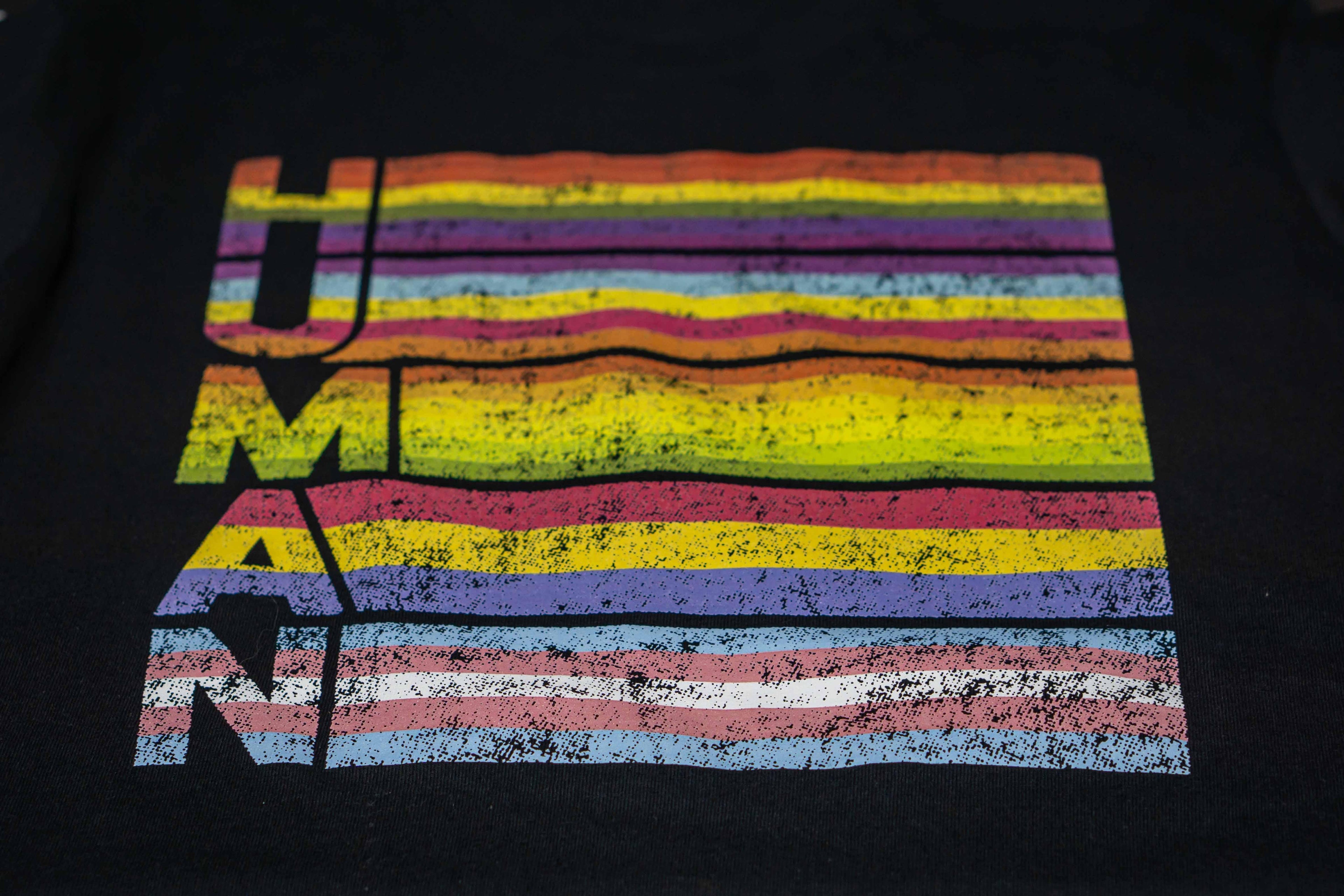 Human Pride Flag T-Shirt - Random Hippie