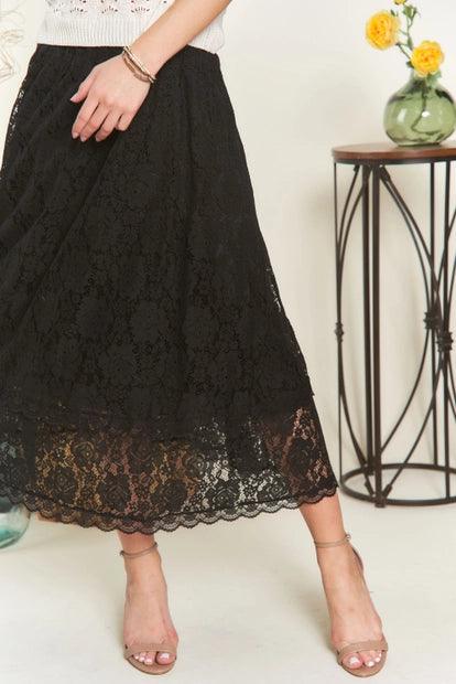 Lace Maxi Skirt - Random Hippie