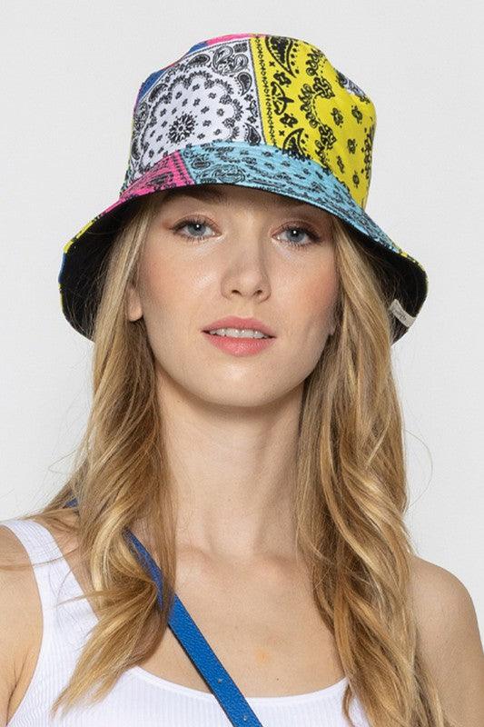 Paisley Print Reversible Bucket Hat - Random Hippie