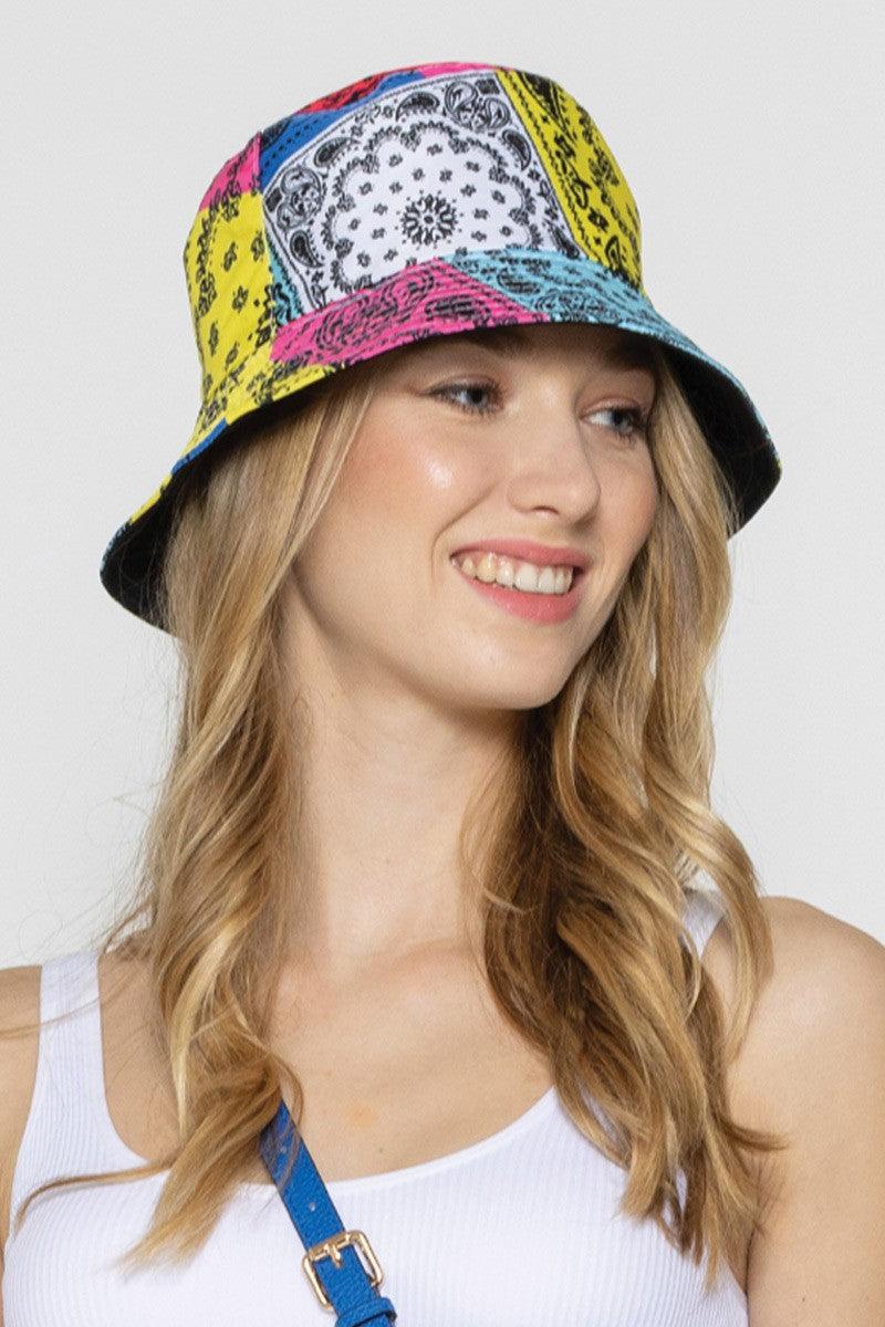 Paisley Print Reversible Bucket Hat - Random Hippie