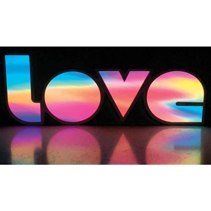 Rainbow "Love" Light - Random Hippie