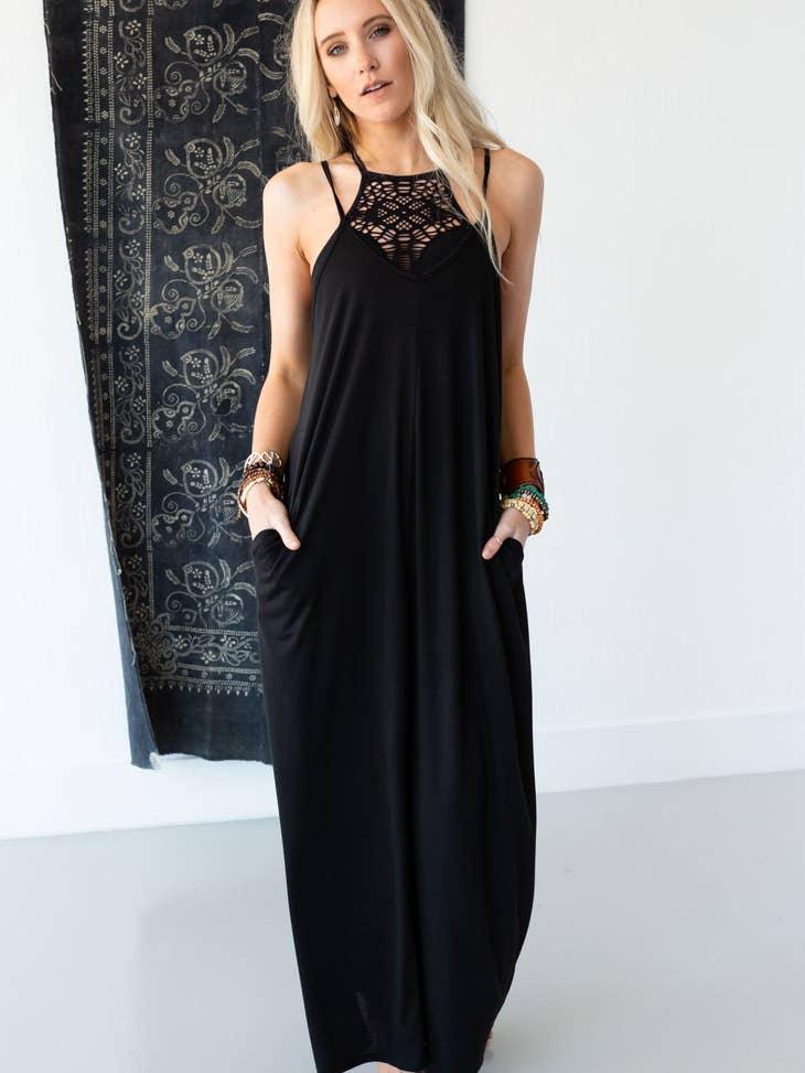 The Perfect Maxi Dress - Black - Random Hippie