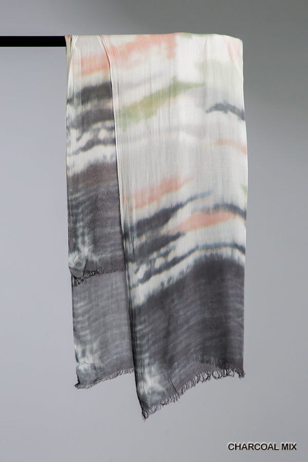 Tie Dye Scarf.