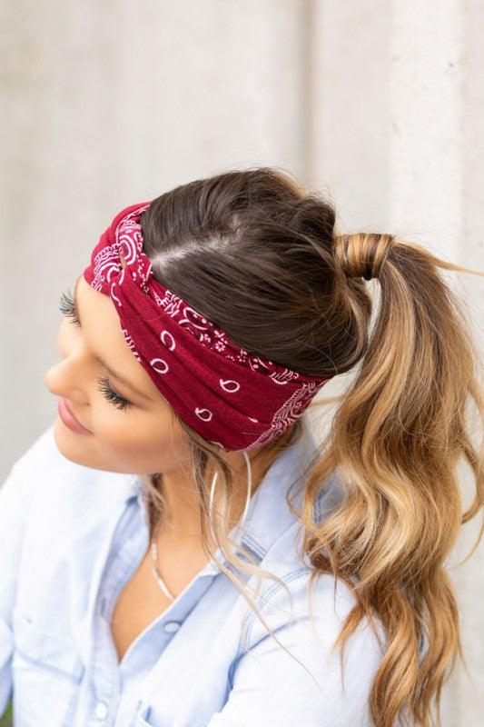 Twist Bandana Headwrap.
