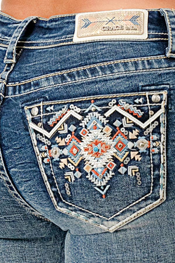 Aztec Modify Mid-Rise Boot cut 32&quot;