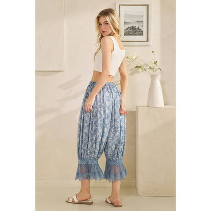 PAISLEY PRINTED BLOOMER PANTS
