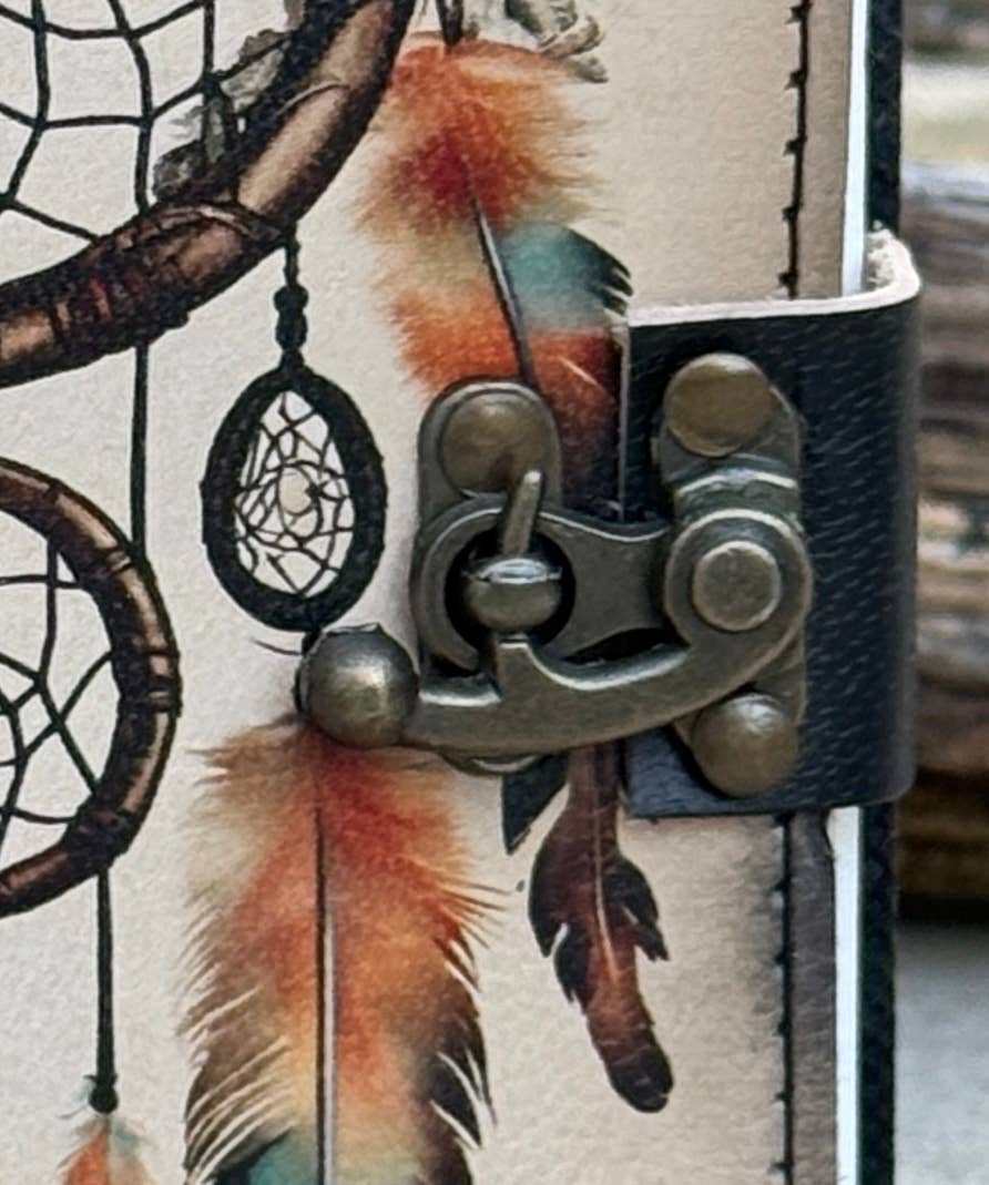Leather Journal Celestial Sun Moon