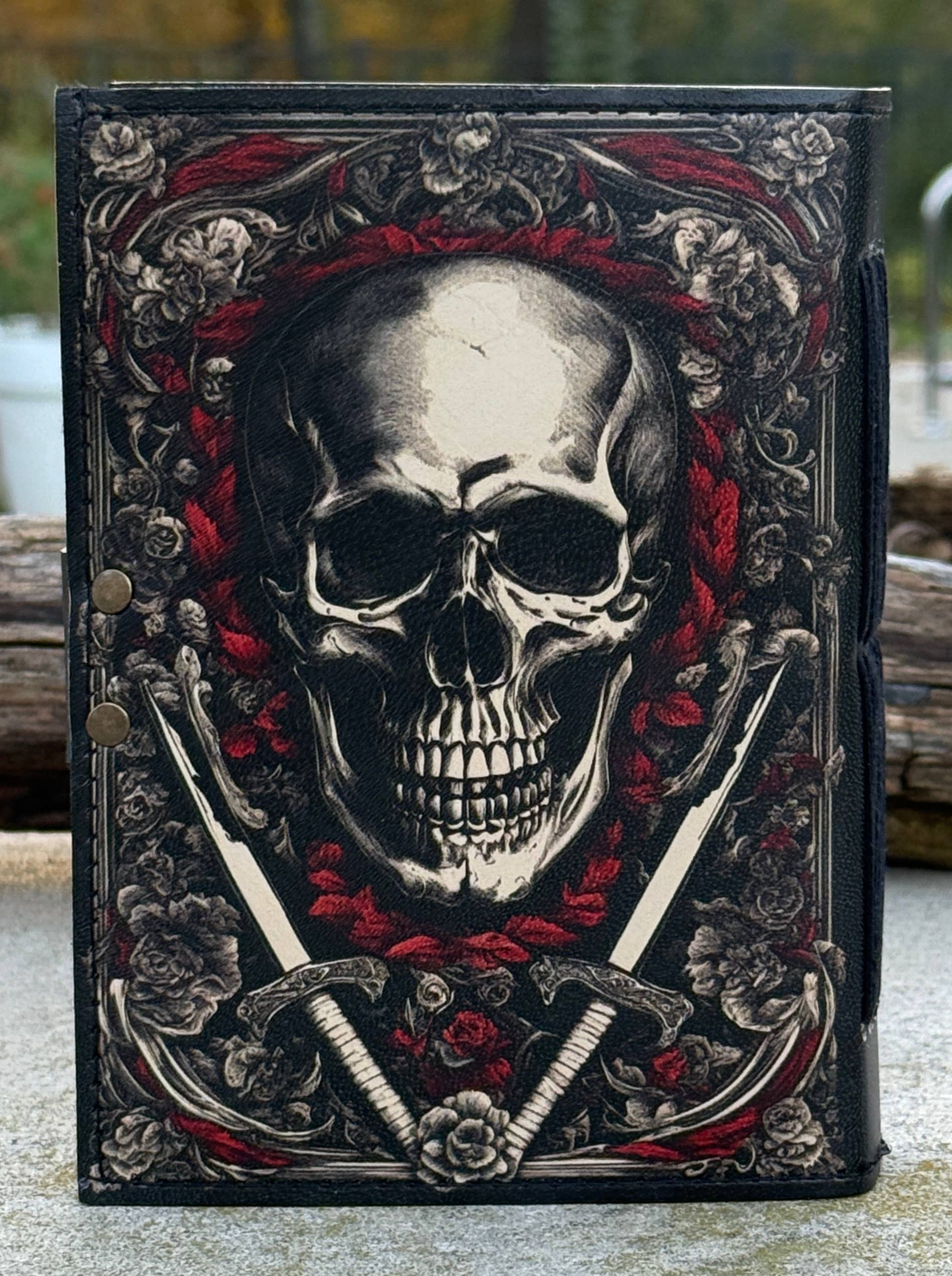 Leather Journal Celestial Sun Moon