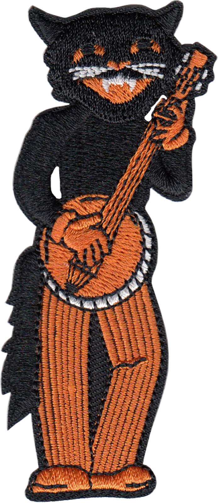 Patch - Vintage Black Cat Band - The Banjo Player