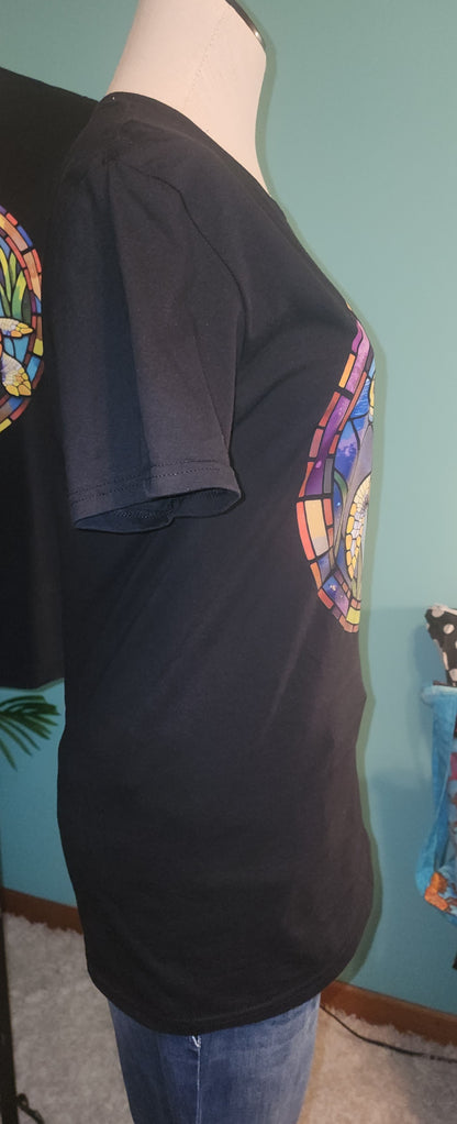 Stained Glass Turtle T-Shirt