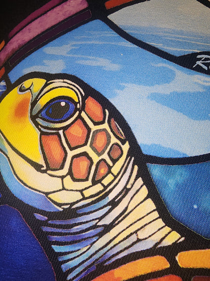 Stained Glass Turtle T-Shirt