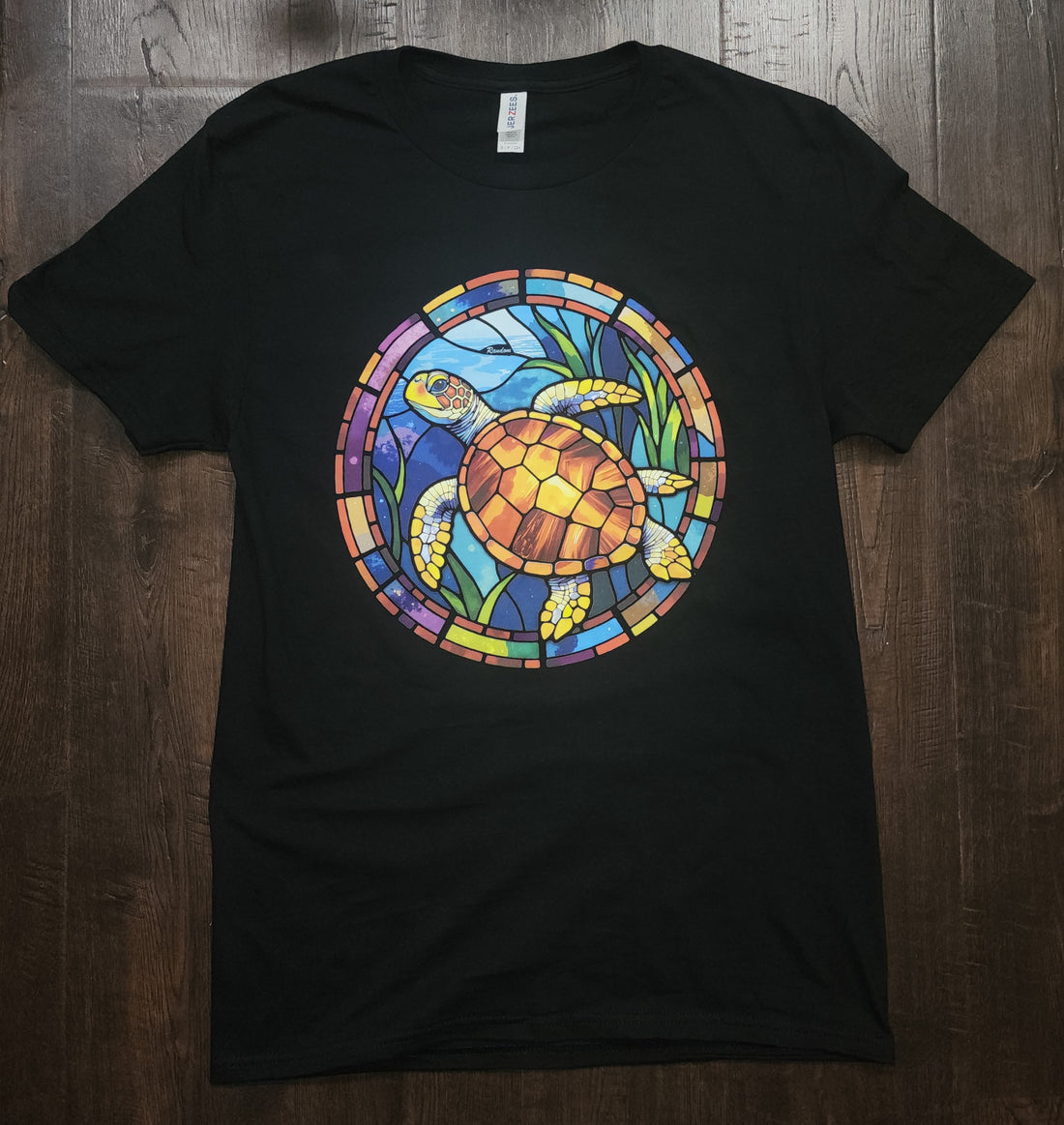 Stained Glass Turtle T-Shirt