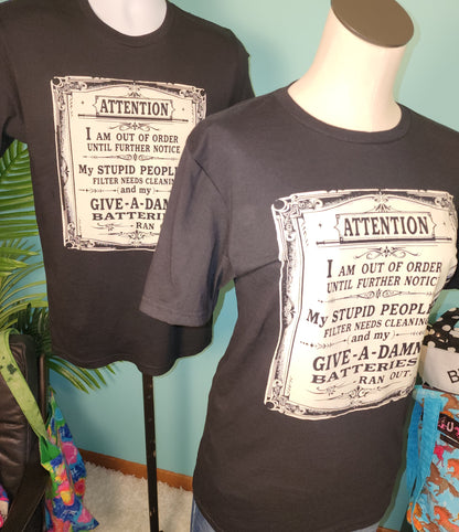 Attention T-shirt