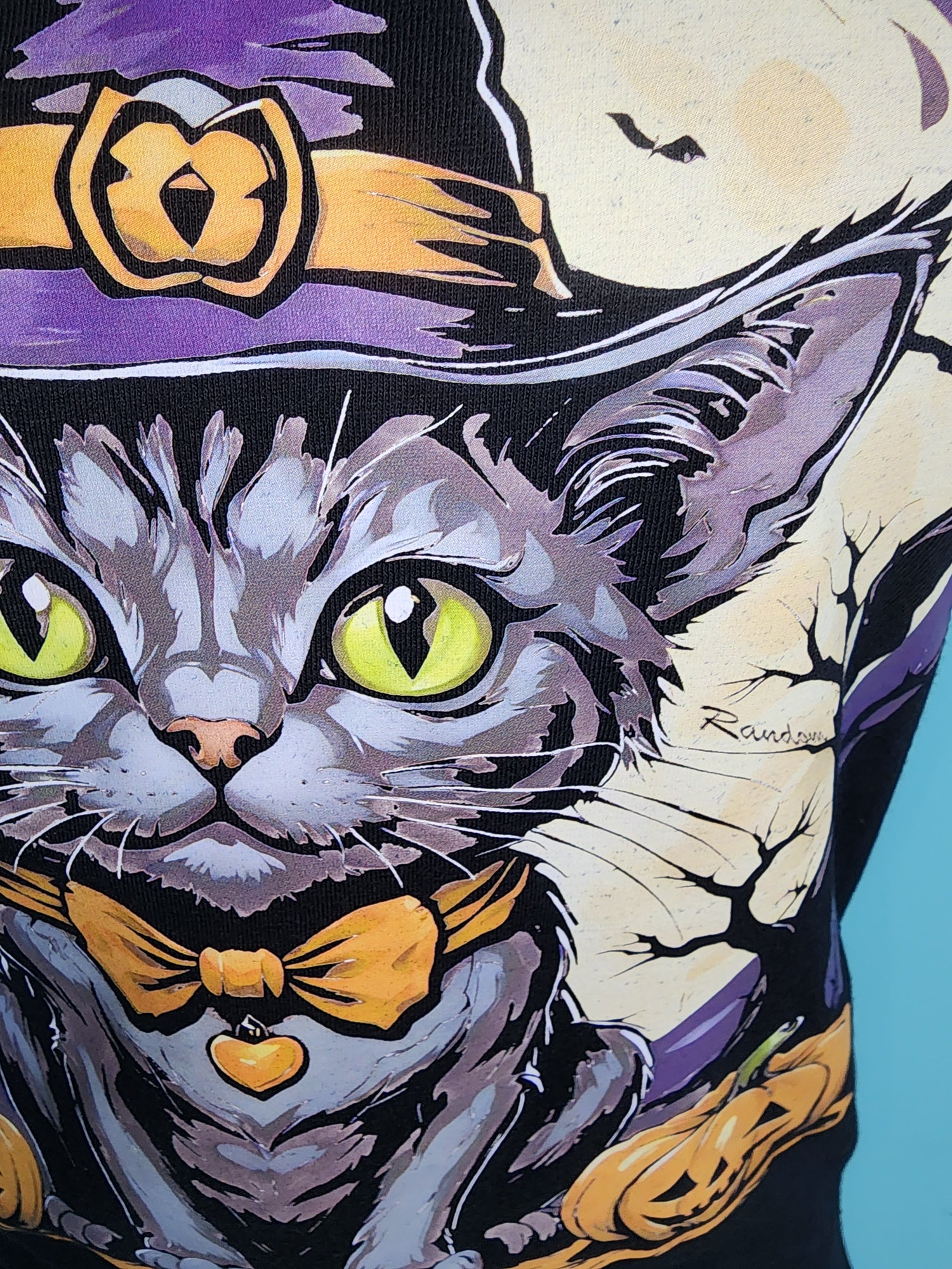 Halloween Cat in Witch Hat
