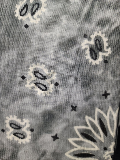 Tie Dyed Paisley Pattern Bandanas