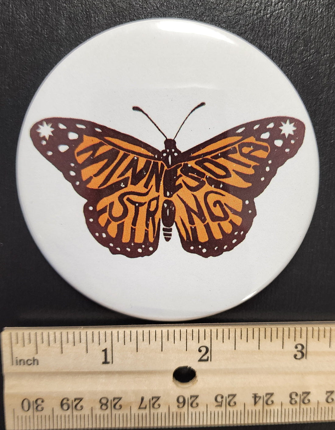 Minnesota Strong Butterfly Button