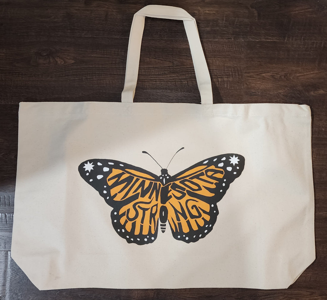 MN Strong Butterfly Tote