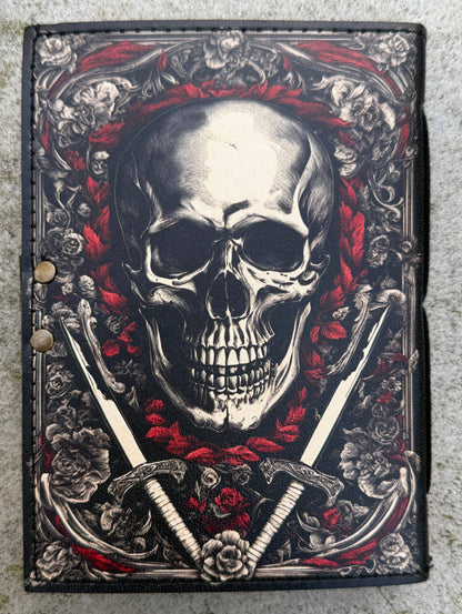 Leather Journal Celestial Sun Moon