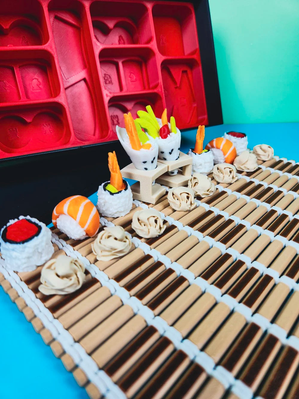 Sushi Bento Box Chess Set