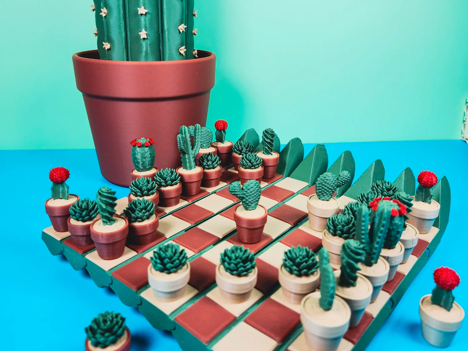 Cactus Chess Set