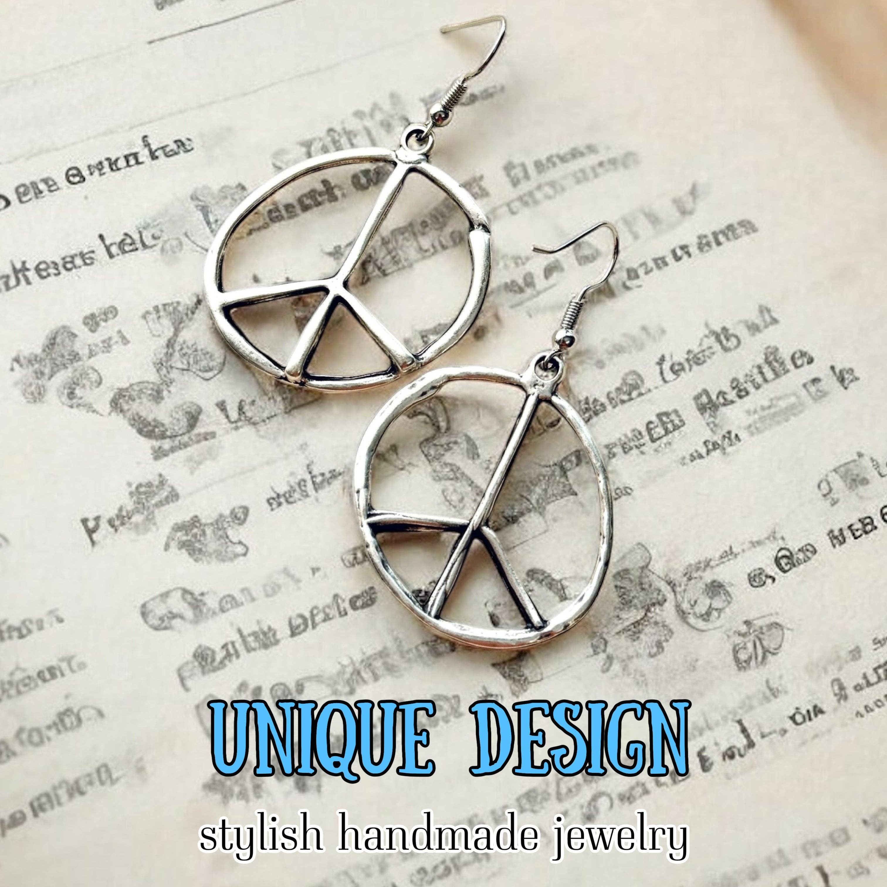 Peace Sign Earrings