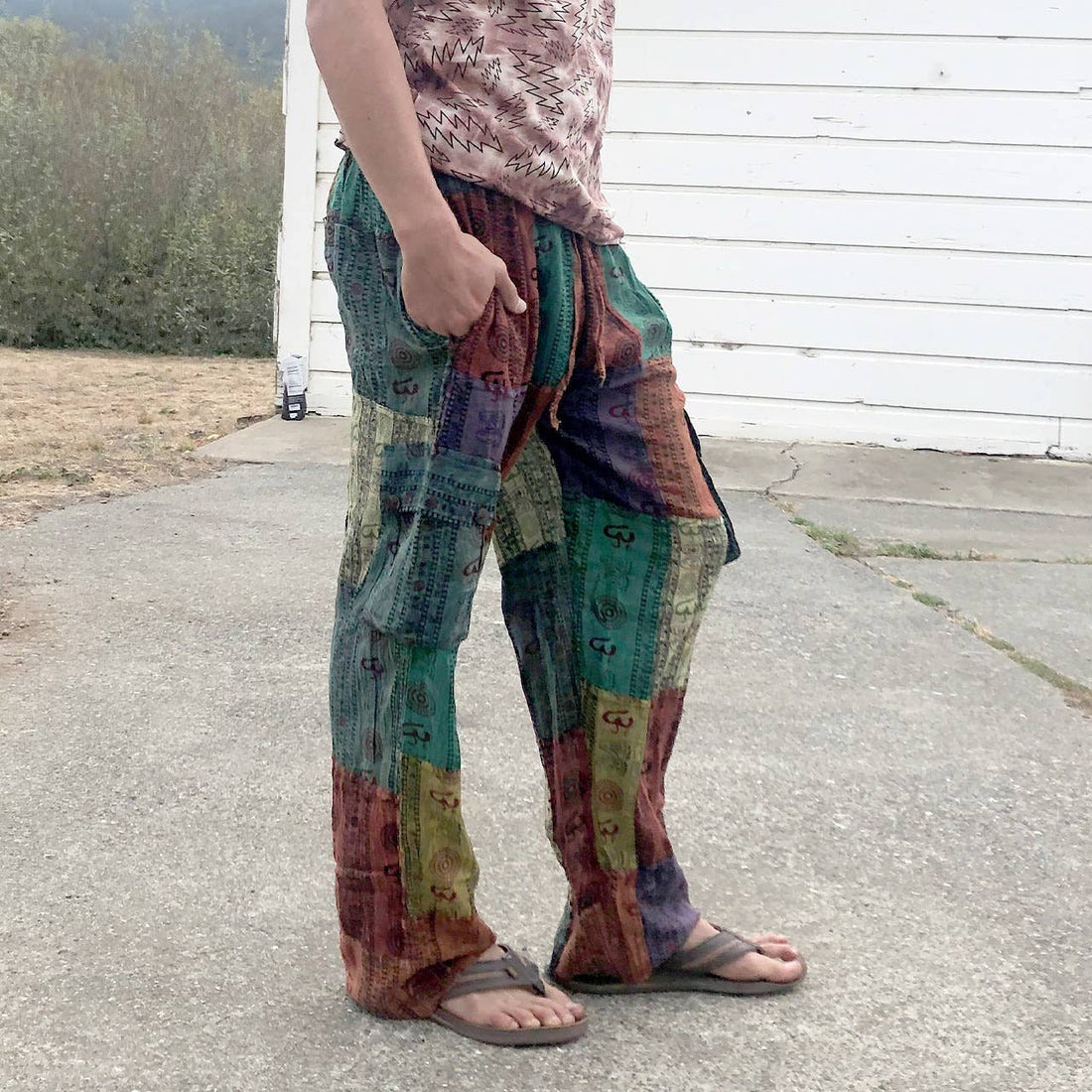 Up-Cycle Patchwork Cargo Pants