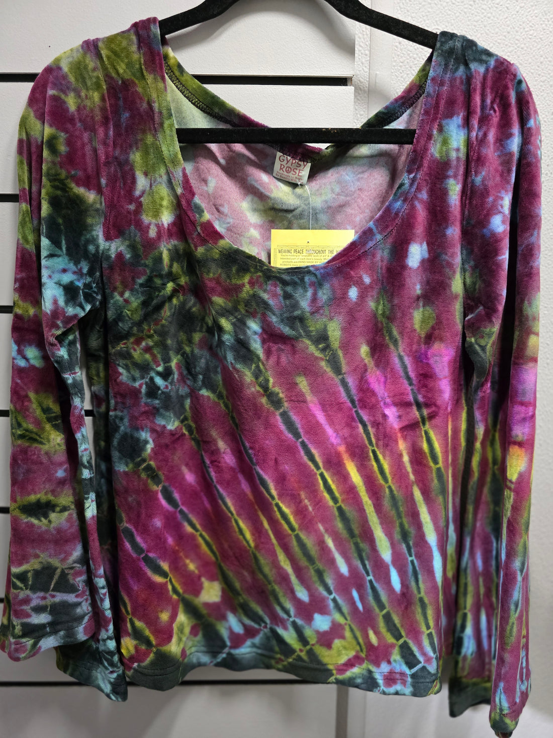 Janis Tie-Dye Velvet Blouse