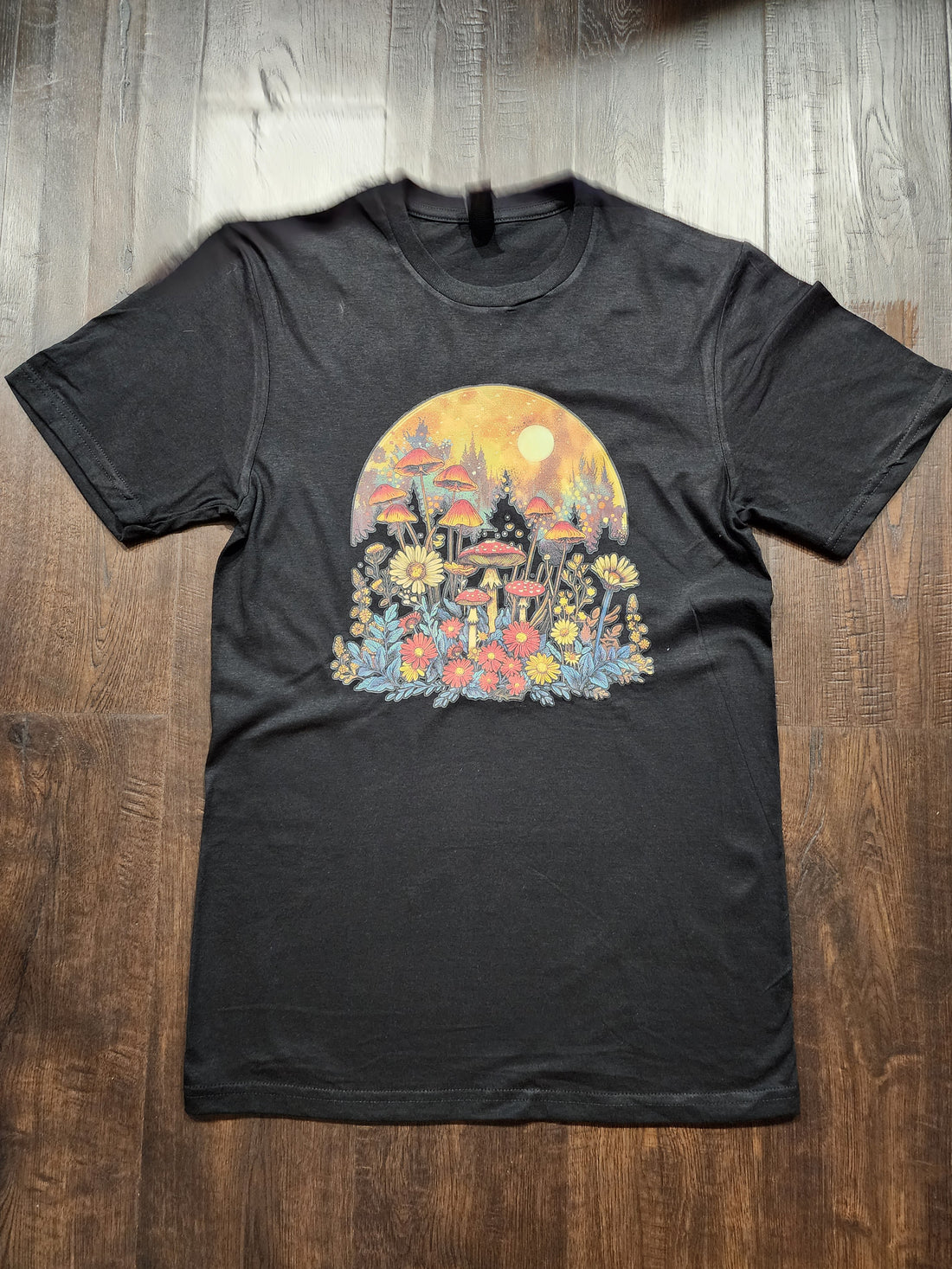 Mushroom Moon Scene T-Shirt