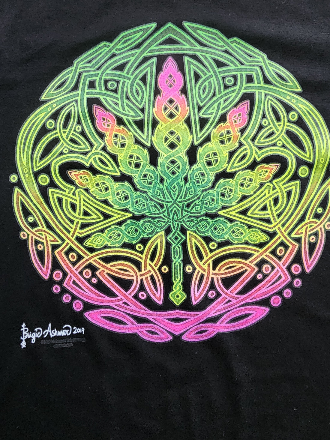 Celtic Cannabis Leaf