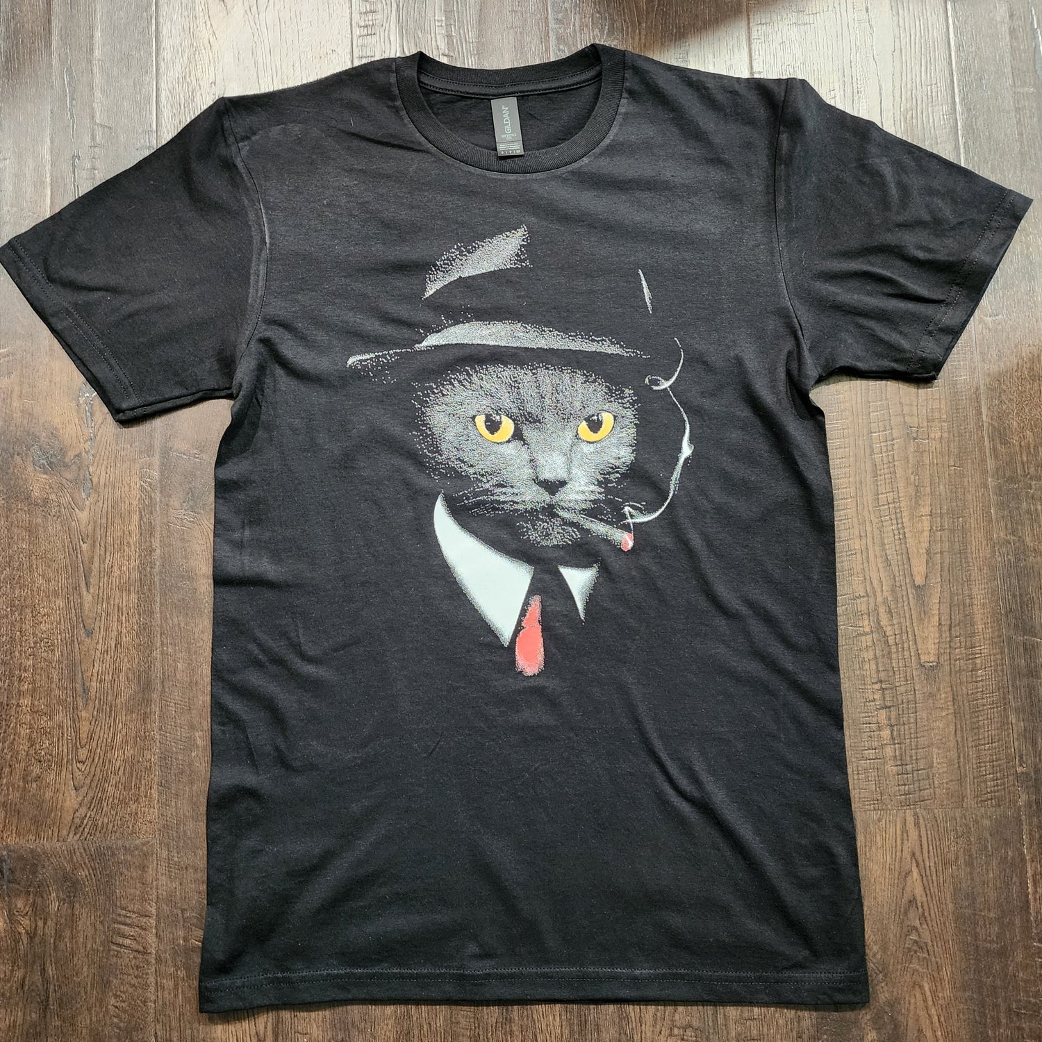 Smoking Cat T-Shirt