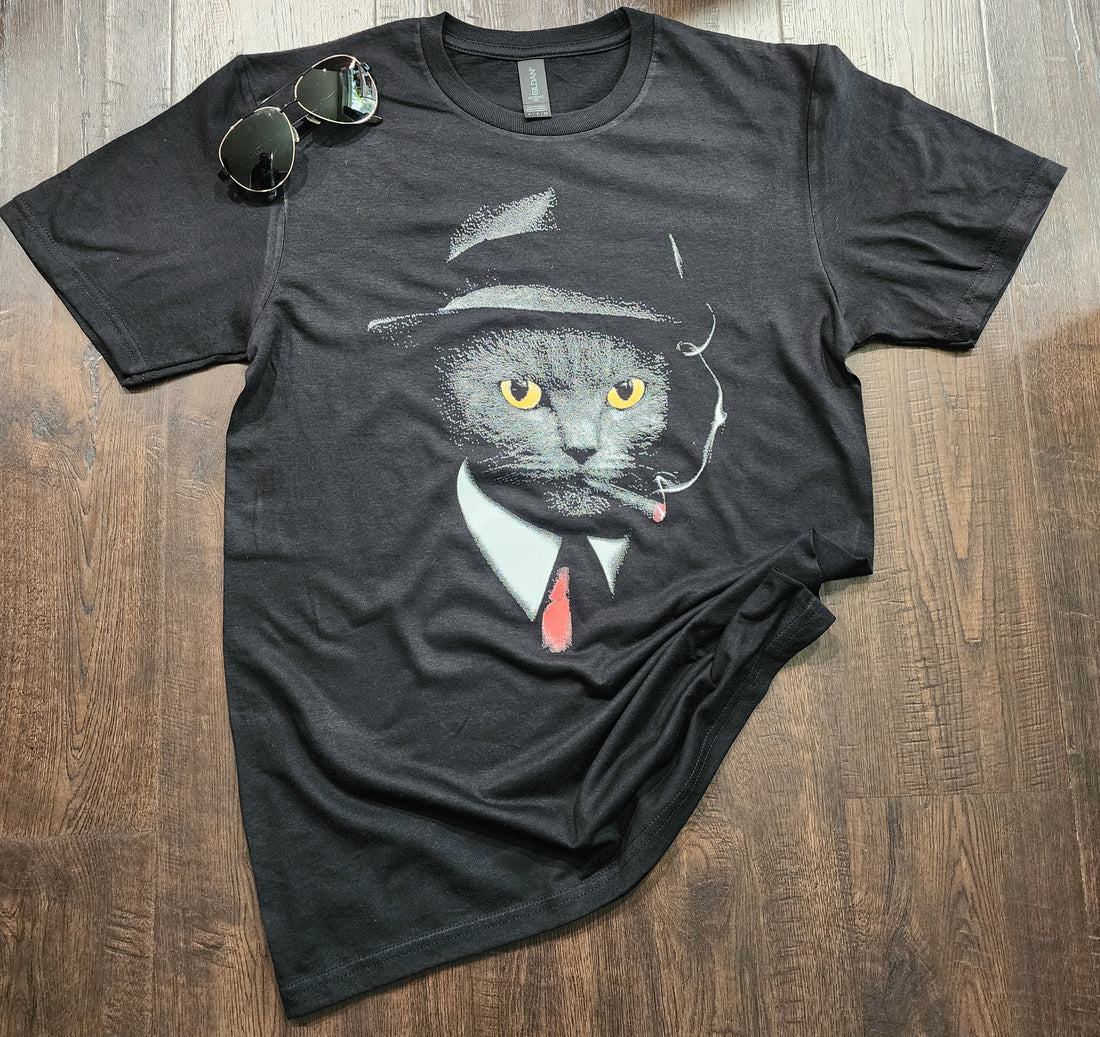 Smoking Cat T-Shirt