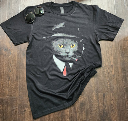 Smoking Cat T-Shirt