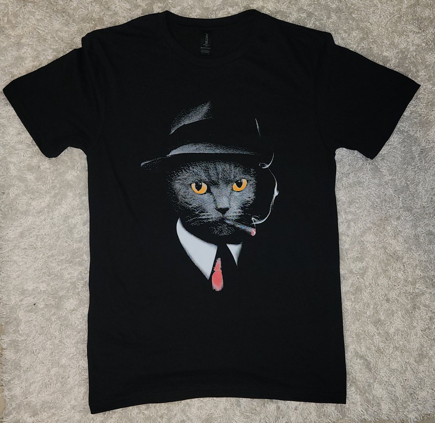 Smoking Cat T-Shirt