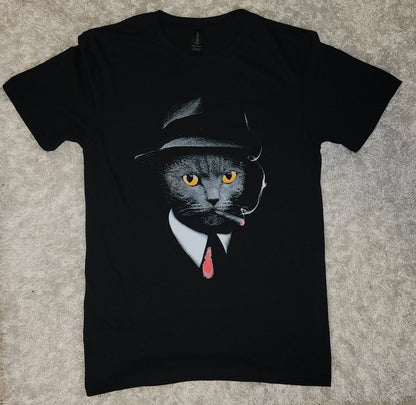 Smoking Cat T-Shirt