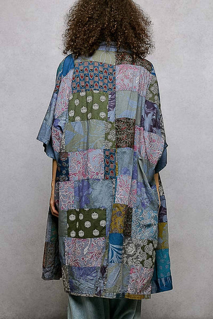 Long Sleeve Patch Vintage Cardigan