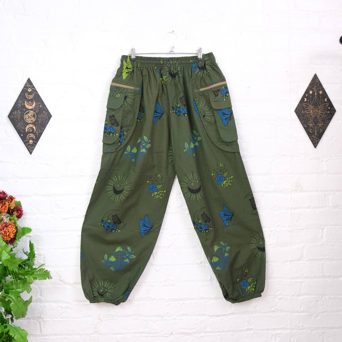 Whimsy Goth Inspired Boho Hippie Unisex Pants