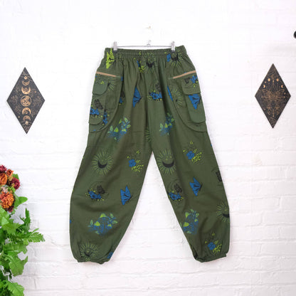 Whimsy Goth Inspired Boho Hippie Unisex Pants