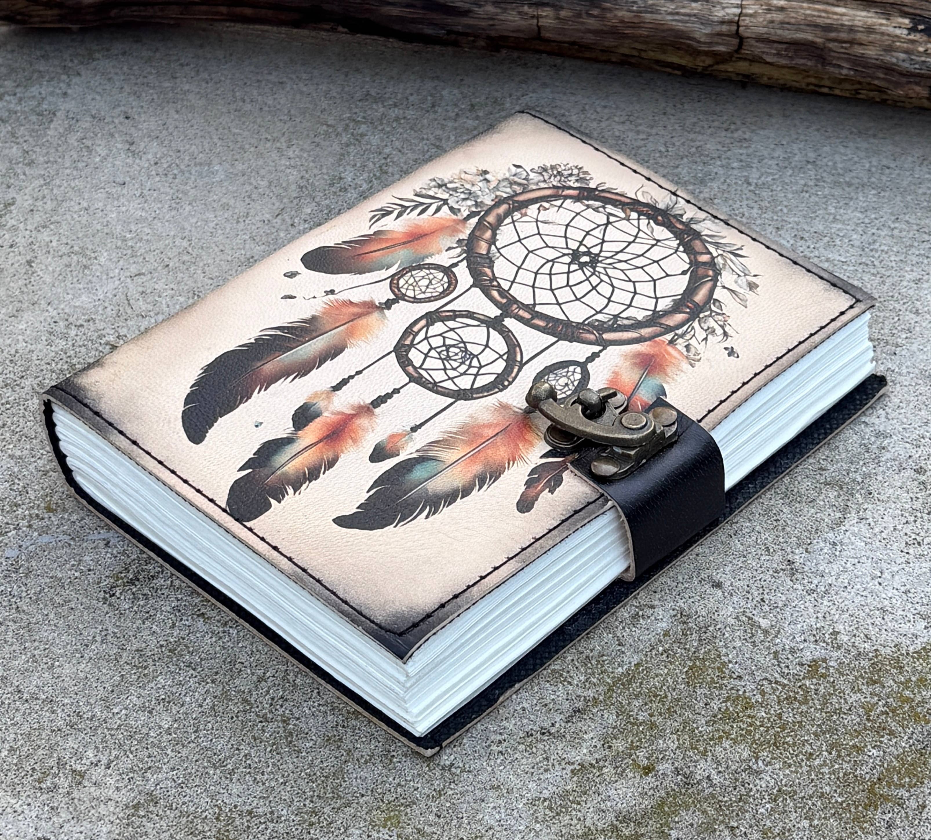 Leather Journal Celestial Sun Moon