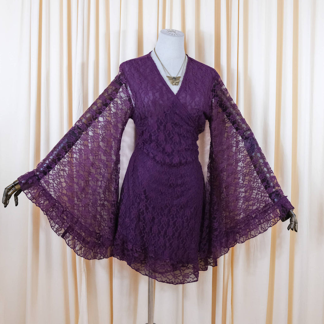 Fairy Boho Lace Wrap Dress
