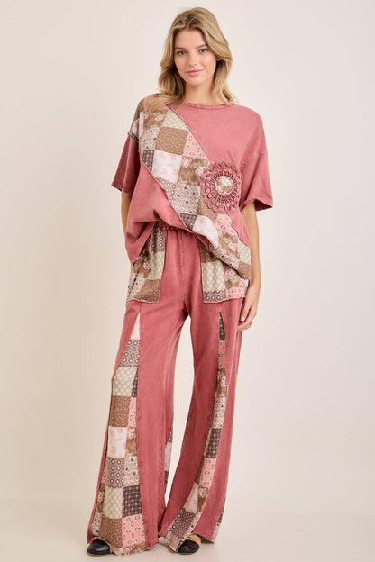 Fall Paisley Patchwork Boho Doily Top