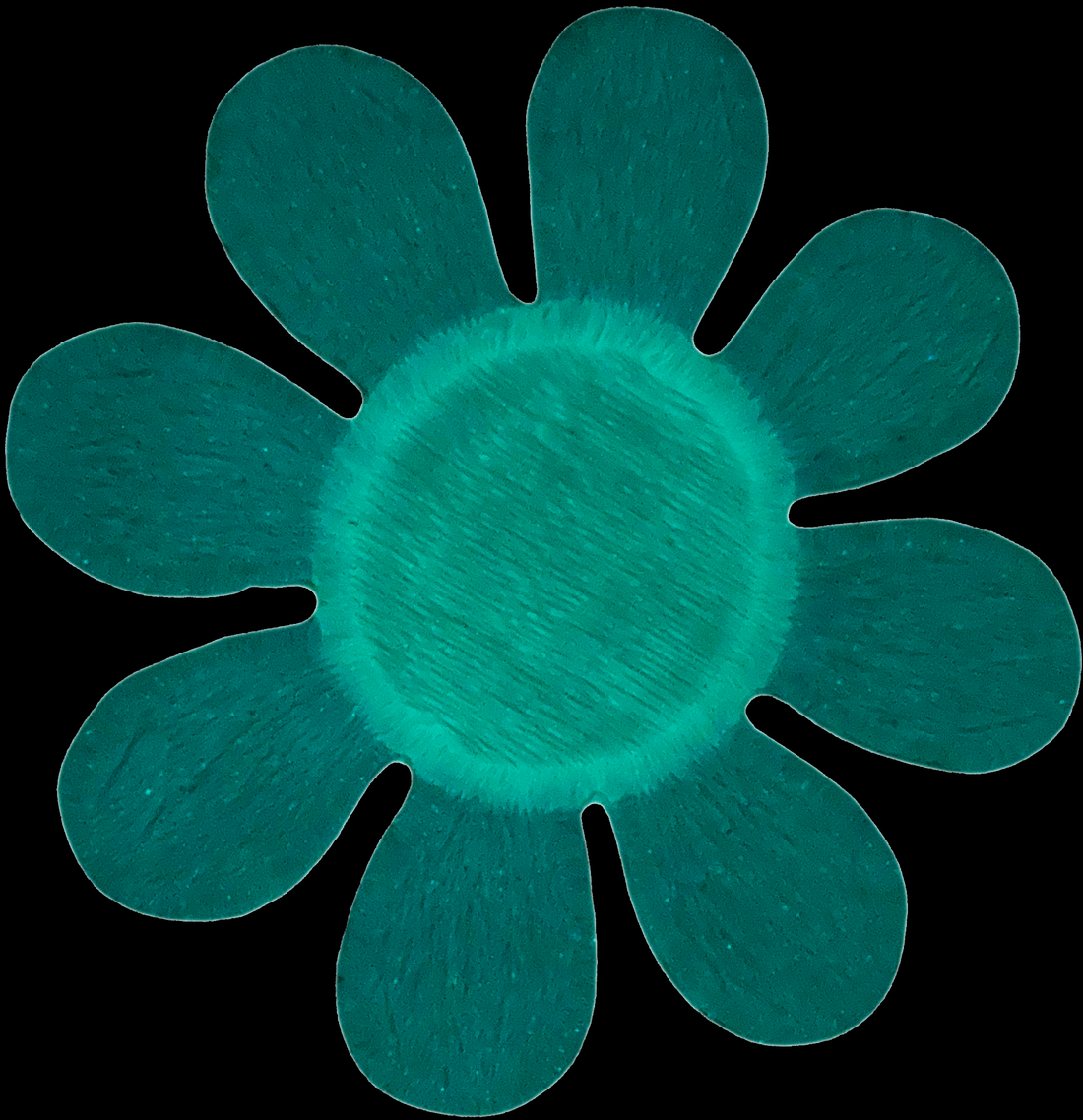 Patch - Daisy Flower - Glow In The Dark