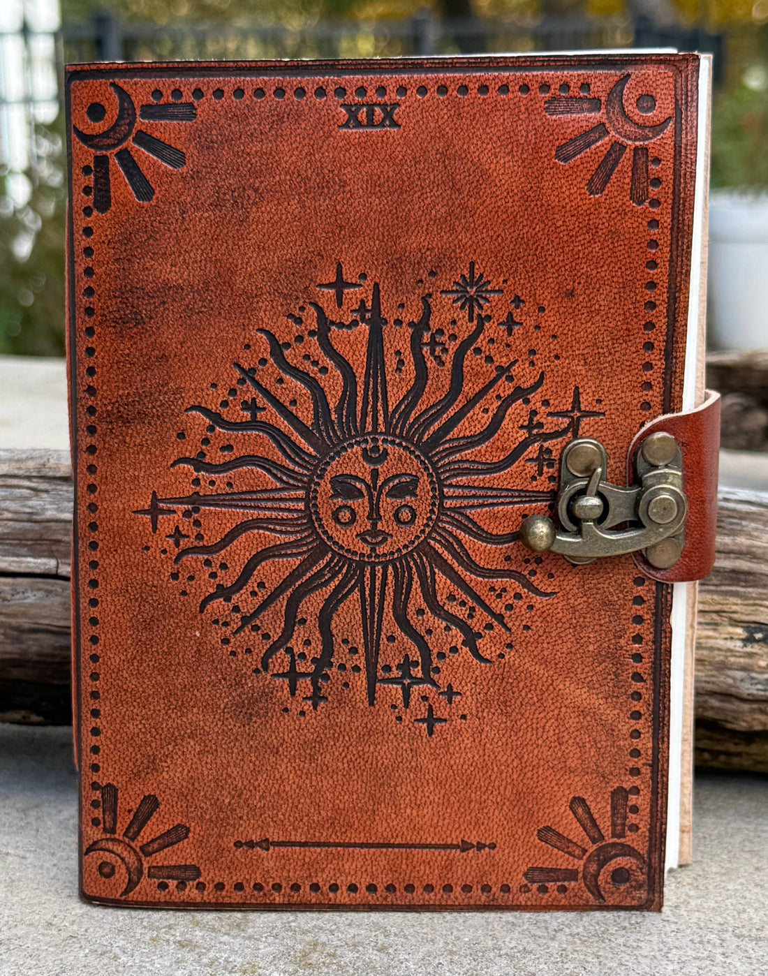 Handmade Journal Celestial Sun