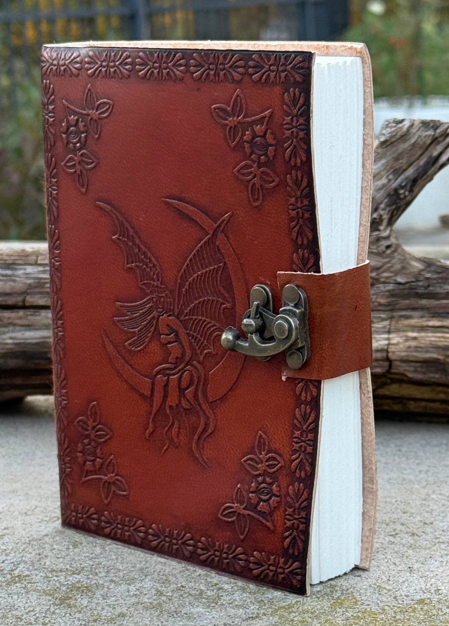 Angel Leather Journal Embossed