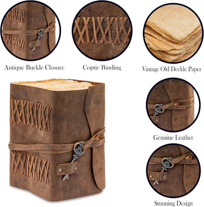 Leather Journal Notebook 600 Pages